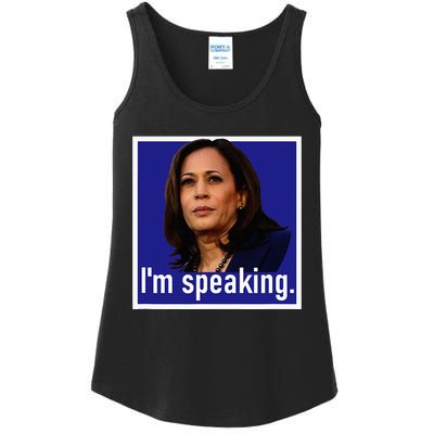 IM Speaking Kamala Harris Ladies Essential Tank