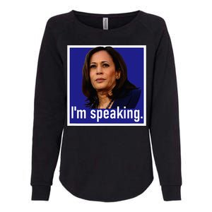 IM Speaking Kamala Harris Womens California Wash Sweatshirt