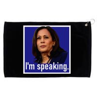 IM Speaking Kamala Harris Grommeted Golf Towel