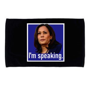 IM Speaking Kamala Harris Microfiber Hand Towel