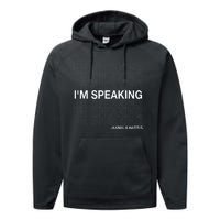 IM Speaking Kamala Harris Funny Vice Presidential Debate Performance Fleece Hoodie