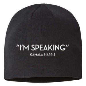 IM Speaking Kamala Harris Sustainable Beanie