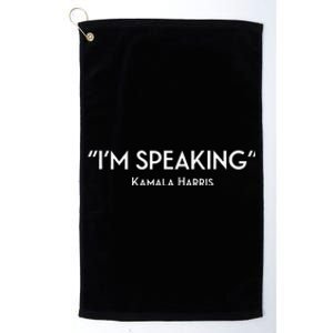 IM Speaking Kamala Harris Platinum Collection Golf Towel