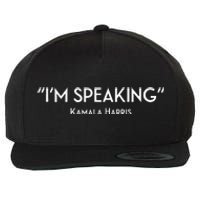 IM Speaking Kamala Harris Wool Snapback Cap