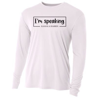 IM Speaking. Kamala Harris 2024 Cooling Performance Long Sleeve Crew