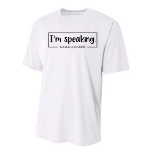 IM Speaking. Kamala Harris 2024 Performance Sprint T-Shirt