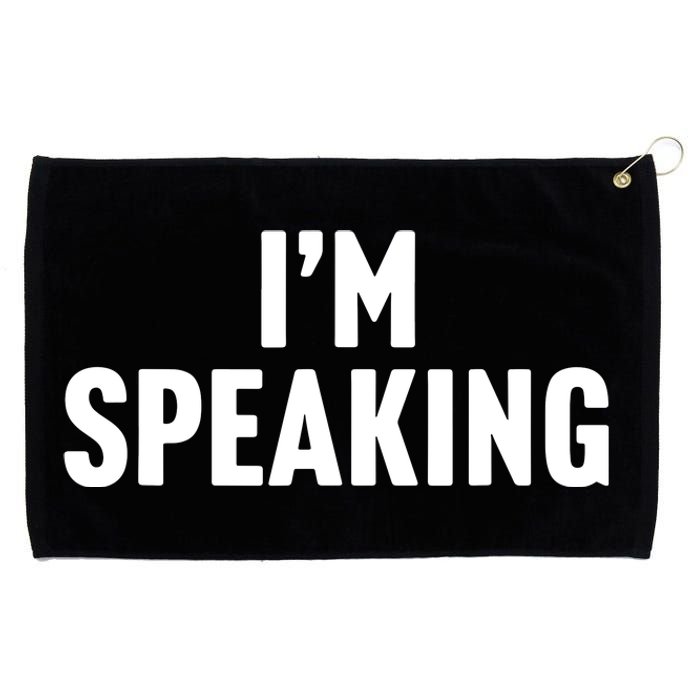 Im Speaking Kamala Harris 2024 Vice President Debate Grommeted Golf Towel