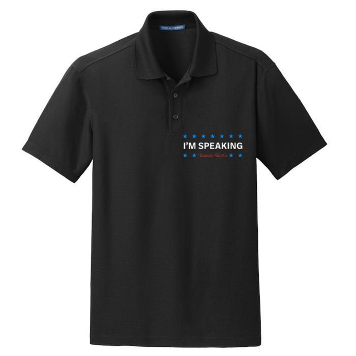 I’M Speaking Kamala Harris Dry Zone Grid Polo