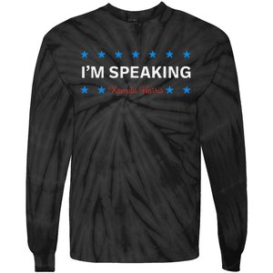 I’M Speaking Kamala Harris Tie-Dye Long Sleeve Shirt