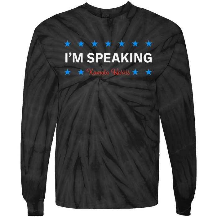 I’M Speaking Kamala Harris Tie-Dye Long Sleeve Shirt