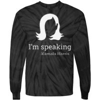 IM Speaking Kamala Harris 2024 Vote Democrat Tie-Dye Long Sleeve Shirt