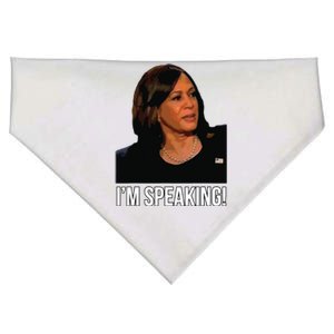 Im Speaking Kamala Harris Vice President Debate Vote USA-Made Doggie Bandana