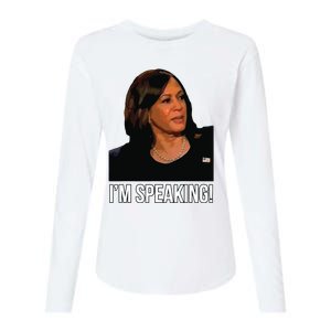 Im Speaking Kamala Harris Vice President Debate Vote Womens Cotton Relaxed Long Sleeve T-Shirt