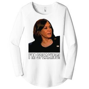 Im Speaking Kamala Harris Vice President Debate Vote Women's Perfect Tri Tunic Long Sleeve Shirt