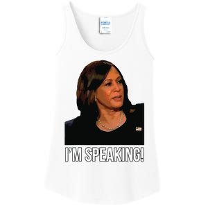 Im Speaking Kamala Harris Vice President Debate Vote Ladies Essential Tank