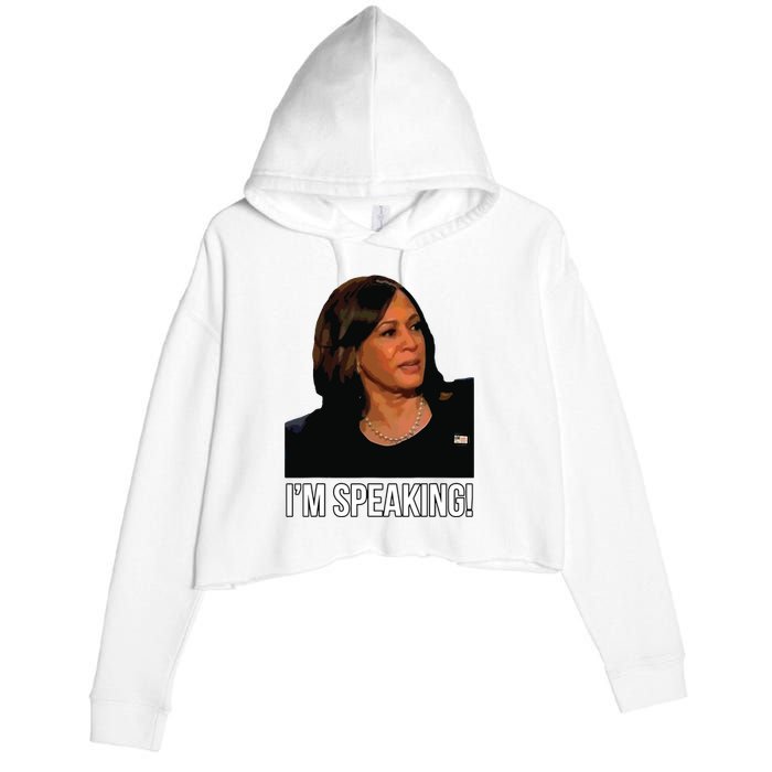 Im Speaking Kamala Harris Vice President Debate Vote Crop Fleece Hoodie