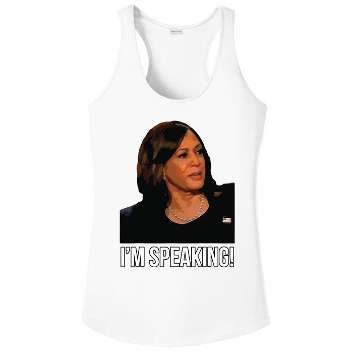 Im Speaking Kamala Harris Vice President Debate Vote Ladies PosiCharge Competitor Racerback Tank