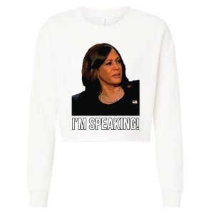 Im Speaking Kamala Harris Vice President Debate Vote Cropped Pullover Crew