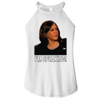 Im Speaking Kamala Harris Vice President Debate Vote Women's Perfect Tri Rocker Tank