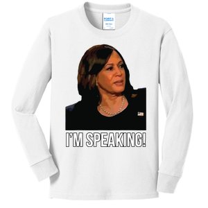 Im Speaking Kamala Harris Vice President Debate Vote Kids Long Sleeve Shirt