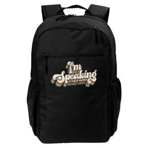 IM Speaking Kamala Harris Presidential Election Daily Commute Backpack