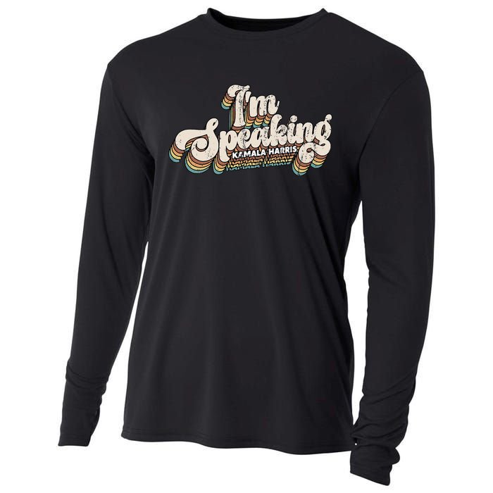 IM Speaking Kamala Harris Presidential Election Cooling Performance Long Sleeve Crew