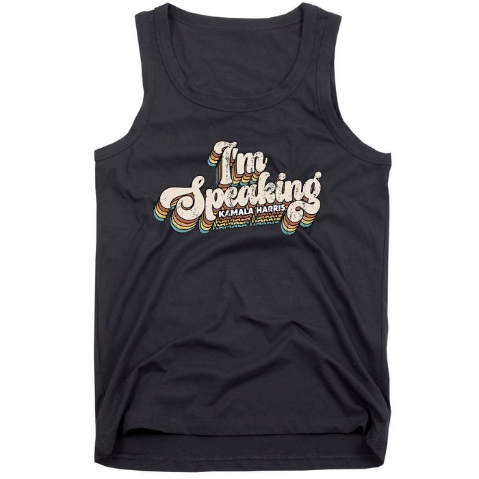 IM Speaking Kamala Harris Presidential Election Tank Top