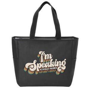 IM Speaking Kamala Harris Presidential Election Zip Tote Bag