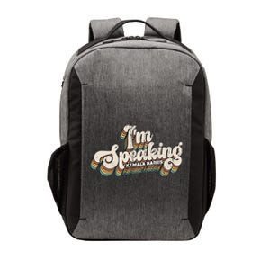 IM Speaking Kamala Harris Presidential Election Vector Backpack