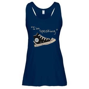 IM Speaking Kamala Harris 2024 Sneakers Ladies Essential Flowy Tank