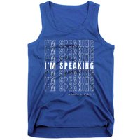 IM Speaking Kamala Harris Funny Vice Presidential Debate Tank Top