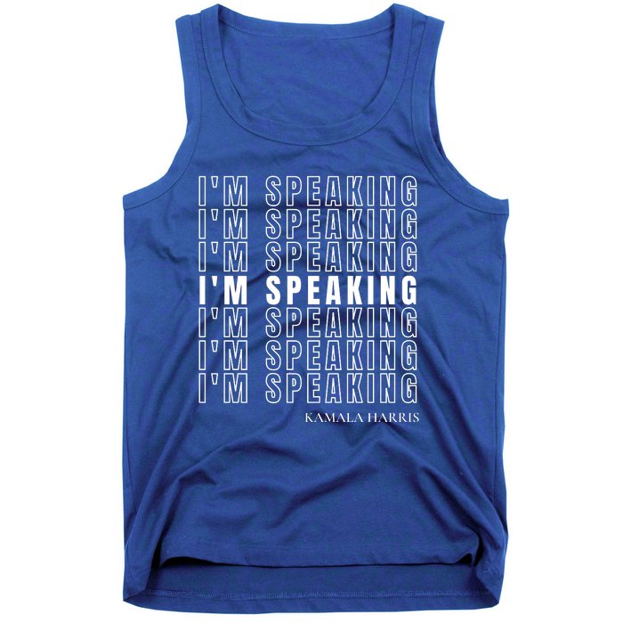 IM Speaking Kamala Harris Funny Vice Presidential Debate Tank Top