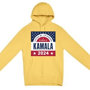 IM Speaking Kamala Harris 2024 Meaningful Gift Premium Pullover Hoodie