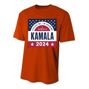 IM Speaking Kamala Harris 2024 Meaningful Gift Performance Sprint T-Shirt