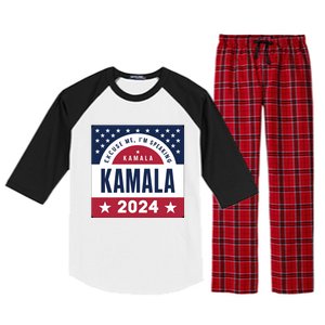 IM Speaking Kamala Harris 2024 Meaningful Gift Raglan Sleeve Pajama Set