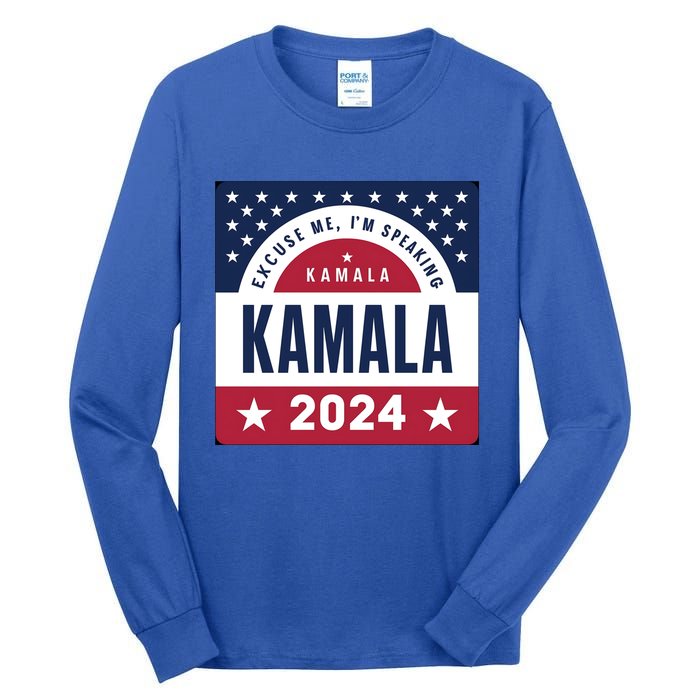 IM Speaking Kamala Harris 2024 Meaningful Gift Tall Long Sleeve T-Shirt