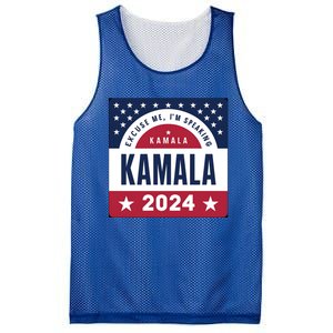 IM Speaking Kamala Harris 2024 Meaningful Gift Mesh Reversible Basketball Jersey Tank