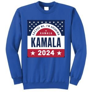 IM Speaking Kamala Harris 2024 Meaningful Gift Tall Sweatshirt