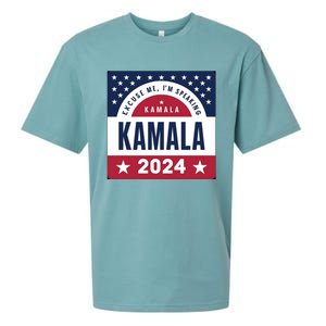 IM Speaking Kamala Harris 2024 Meaningful Gift Sueded Cloud Jersey T-Shirt