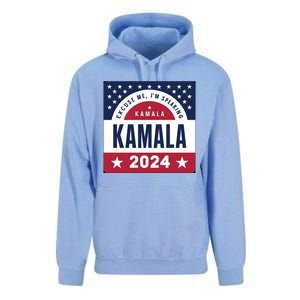 IM Speaking Kamala Harris 2024 Meaningful Gift Unisex Surf Hoodie