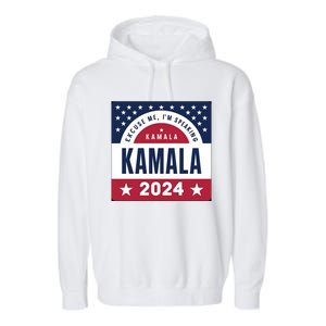 IM Speaking Kamala Harris 2024 Meaningful Gift Garment-Dyed Fleece Hoodie