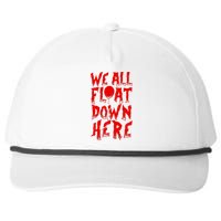 IT Stephen Kings WE ALL FLOAT DOWN HERE Clown Pennywise Horror Snapback Five-Panel Rope Hat