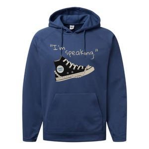 IM Speaking Kamala Harris 2024 Performance Fleece Hoodie