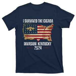 I Survived Kentucky Cicada Invasion Souvenir Summer 2024 T-Shirt