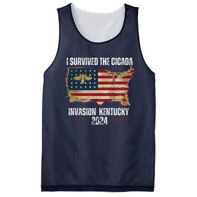 I Survived Kentucky Cicada Invasion Souvenir Summer 2024 Mesh Reversible Basketball Jersey Tank