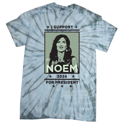 I Support Kristi Noem South Dakota Governor President 2024 Tie-Dye T-Shirt