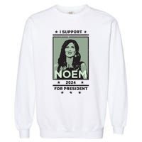 I Support Kristi Noem South Dakota Governor President 2024 Garment-Dyed Sweatshirt