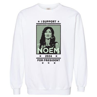 I Support Kristi Noem South Dakota Governor President 2024 Garment-Dyed Sweatshirt