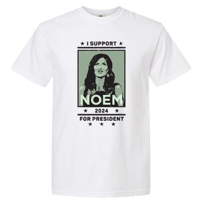 I Support Kristi Noem South Dakota Governor President 2024 Garment-Dyed Heavyweight T-Shirt