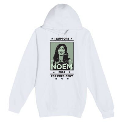 I Support Kristi Noem South Dakota Governor President 2024 Premium Pullover Hoodie